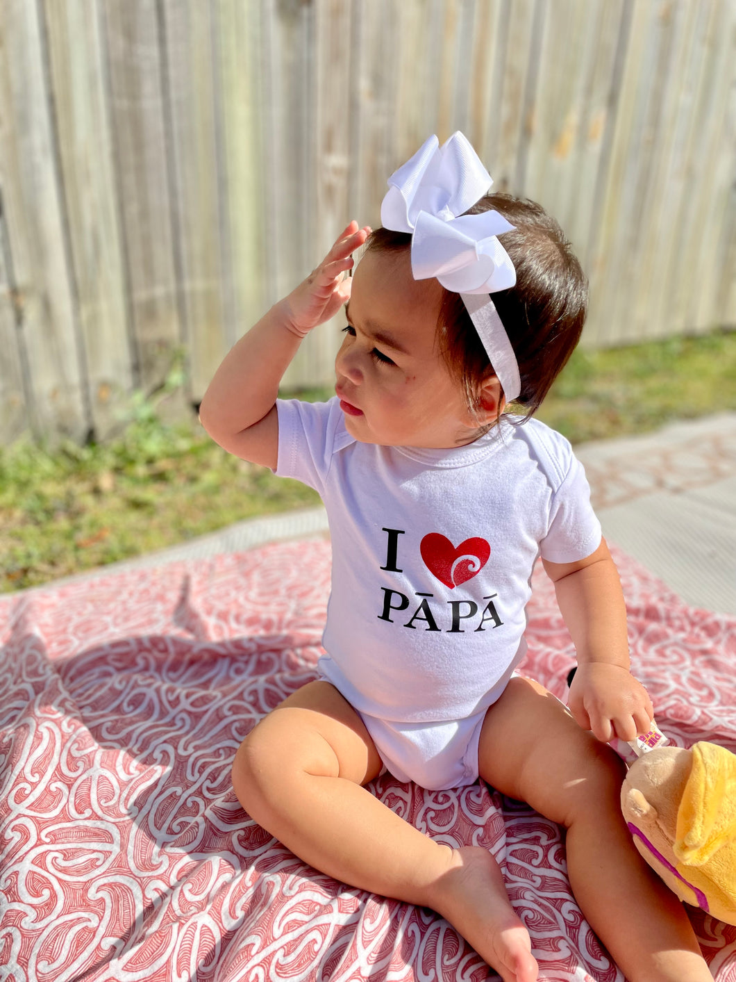 I ❤️ Pāpā Onesie
